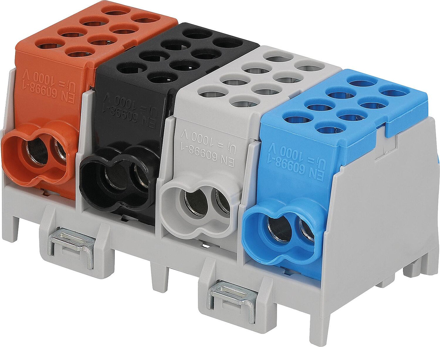 Bornes de dérivation du conducteur principal HLAK 25, 2-5 pôles, 25/25 mm²