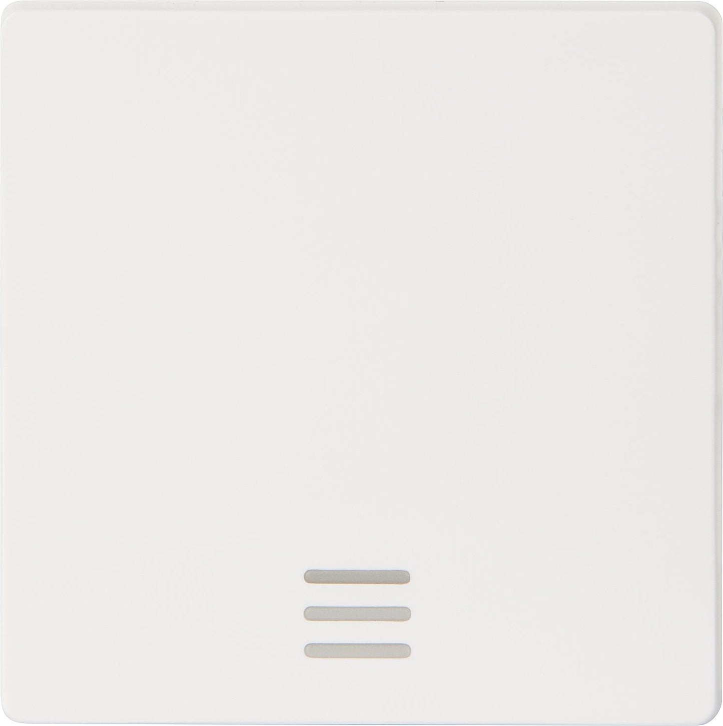 Rocker switch with window / titanium white 55 mm x 55 mm protection class IP20 / 1 piece