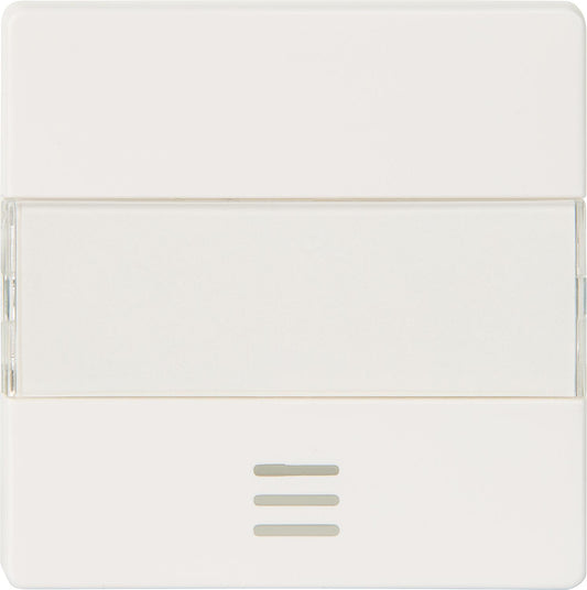 Wippe m. Beschriftungsfeld/Fenster titanweiss/ 55 mm x 55 mm Schutzart IP20 / 1 Stück