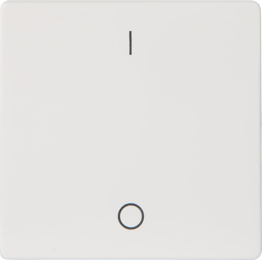 Wippe m. Symbolen I/0 titanweiss/ 55 mm x 55 mm Schutzart IP20 / 1 Stück