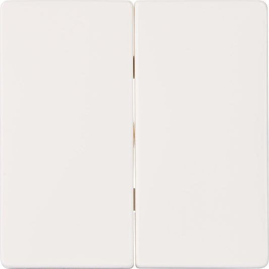 Wippe-2fach neutral titanweiss/ 55 mm x 55 mm Schutzart IP20 / 1 Stück