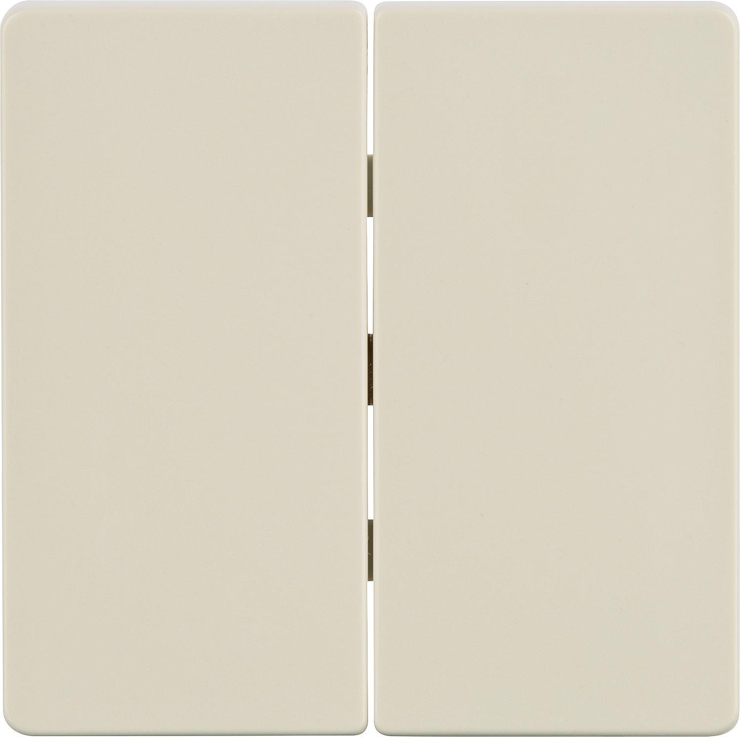 Wippe-2fach neutral titanweiss/ 55 mm x 55 mm Schutzart IP20 / 1 Stück