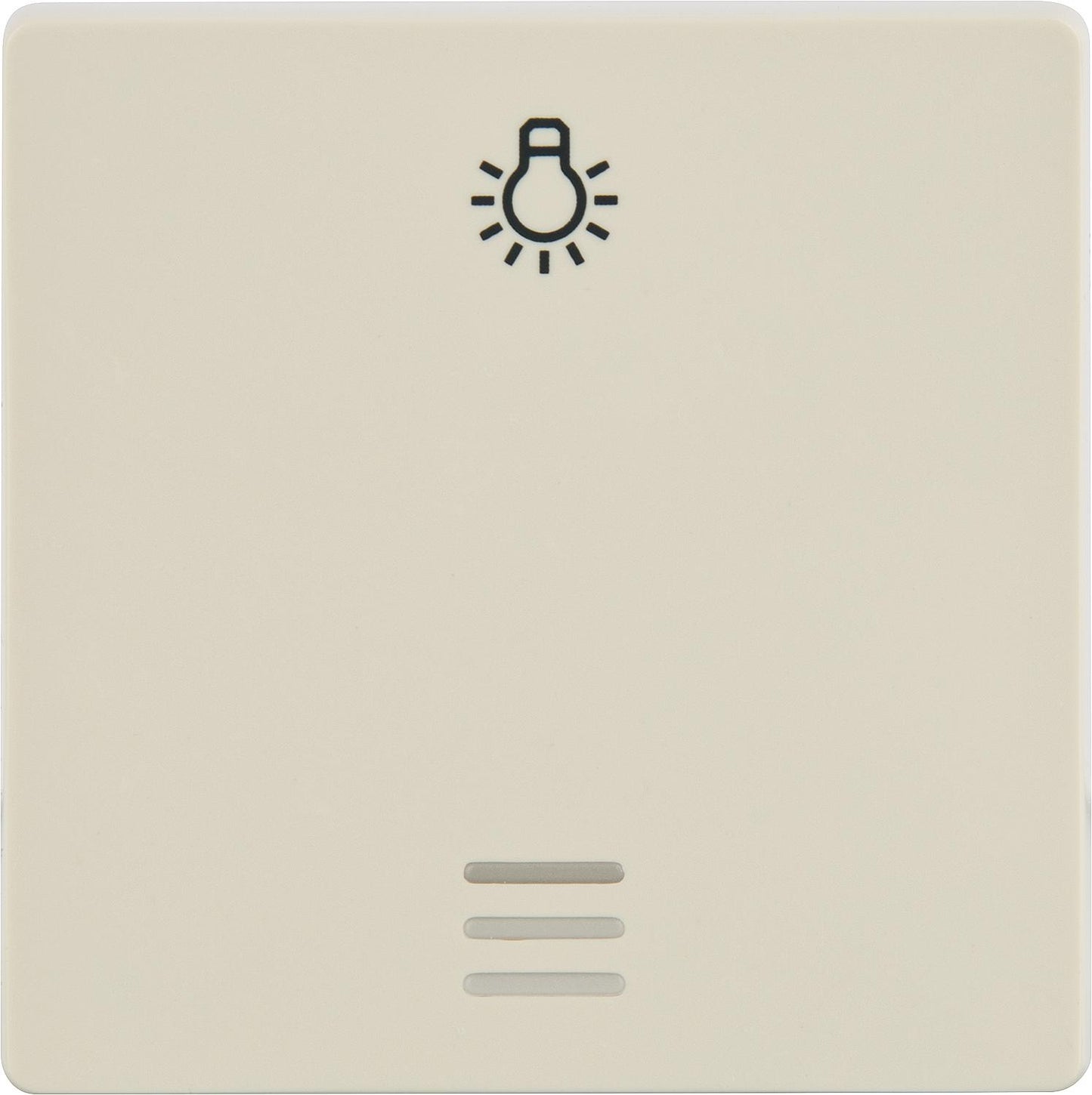 Wippe m. Symbol Licht u. Fenster titanweiss/ 55 mm x 55 mm Schutzart IP20 / 1 Stück