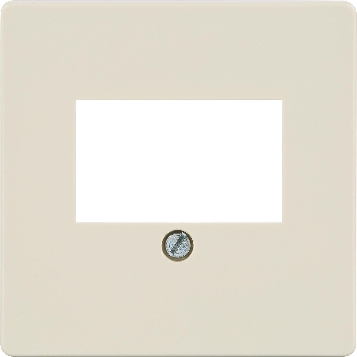 Cover plate for TAE, speaker and USB socket, titanium white / protection class IP20, 1 pc.