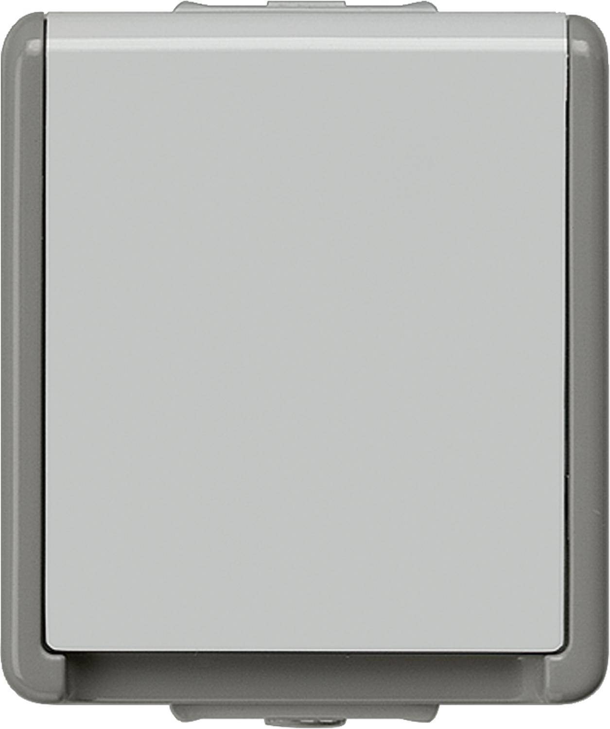 Surface-mounted SCHUKO socket 75 mm x 66 mm x 54 mm 1 gang/ Protection class IP44 / 1 pc.