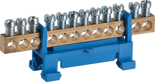 Neutral conductor terminal blue type 60/N 12 / 1 pc.