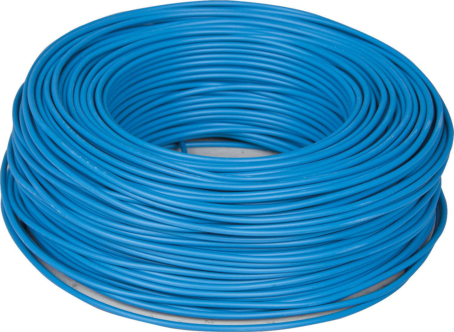 Insulated high-voltage cable H07V-U solid, 1 x 1.5 black - roll of 100m
