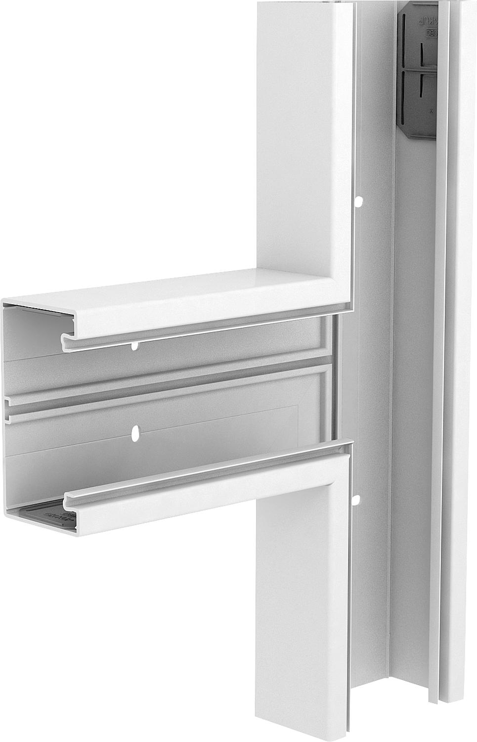 Pièce en T blanc pur type GK-T70130RW / 1 pc.