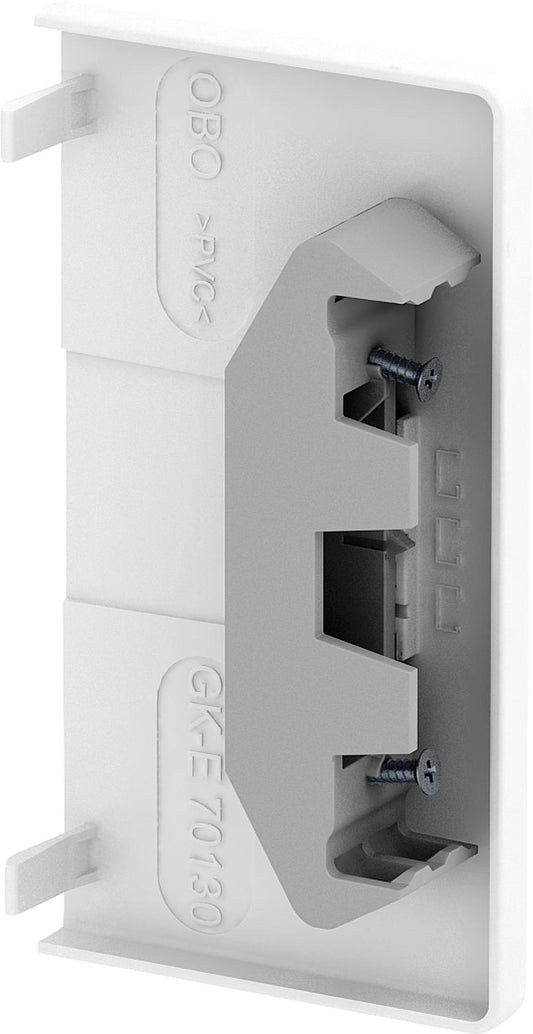 End piece pure white type GK-E70130RW / 1 pc.