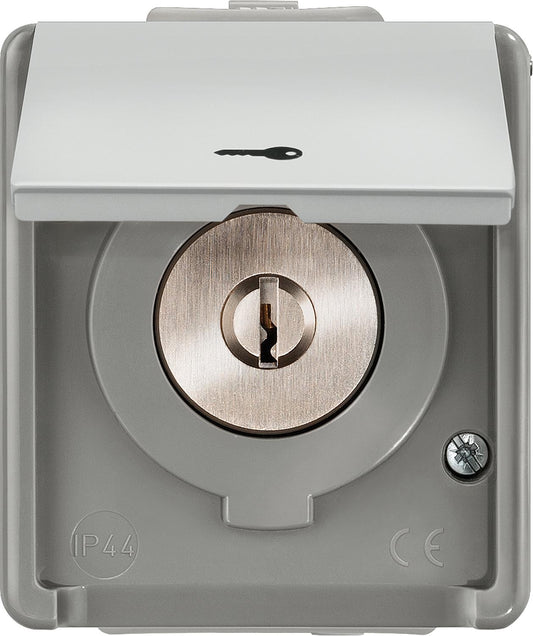 Jalousie-Schlüsselschalter mit Schlüsselsymbol