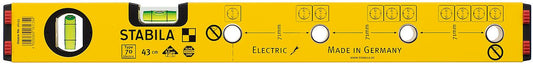 Electrician's spirit level Type 70 Electric/ 43 cm