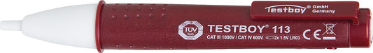 Testboy 113 non-contact mains voltage detector 12V-1000V AC with LED flashlight
