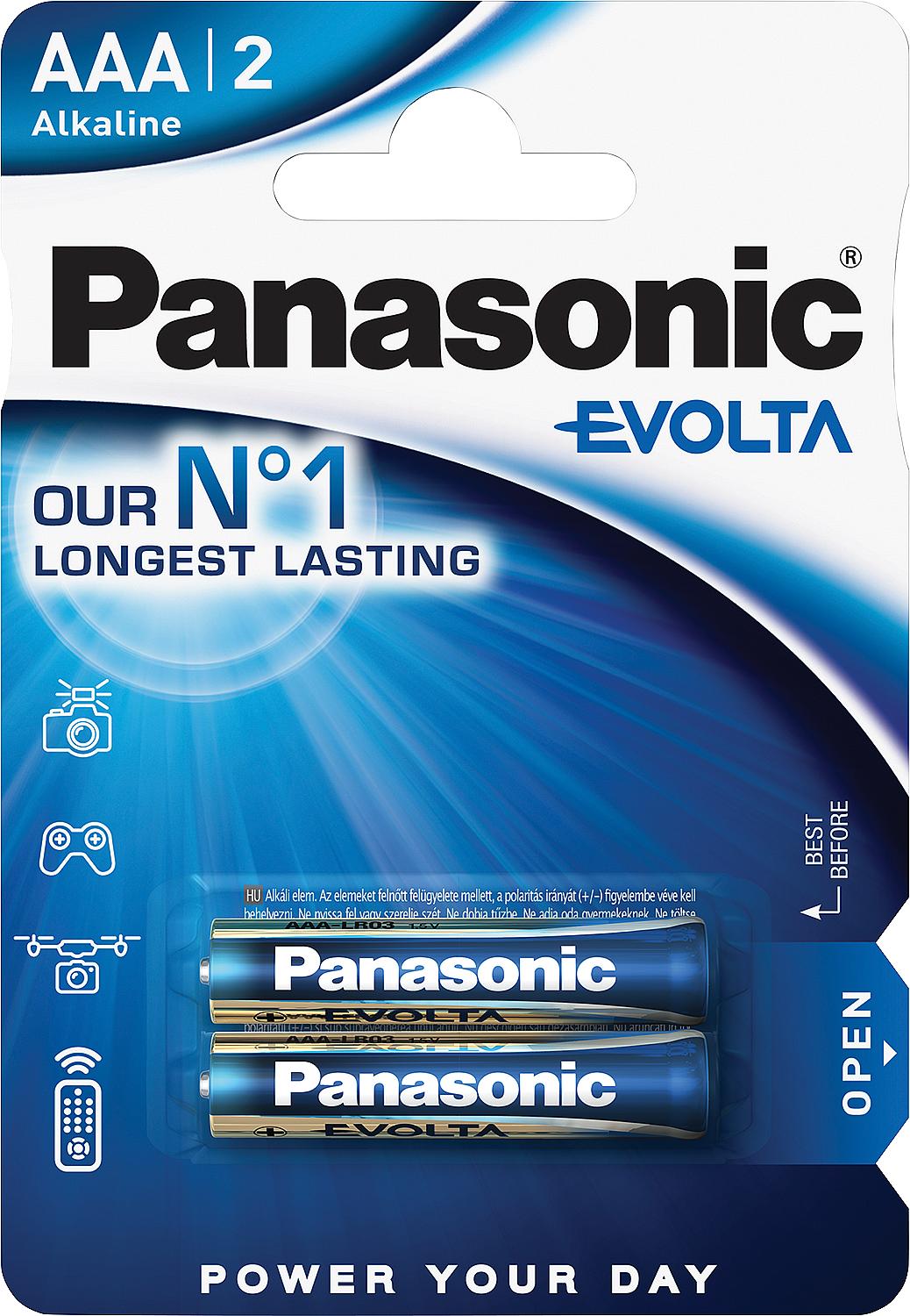 Alkaline batteries Evolta Micro AAA 1.5 V PU 2 pcs.