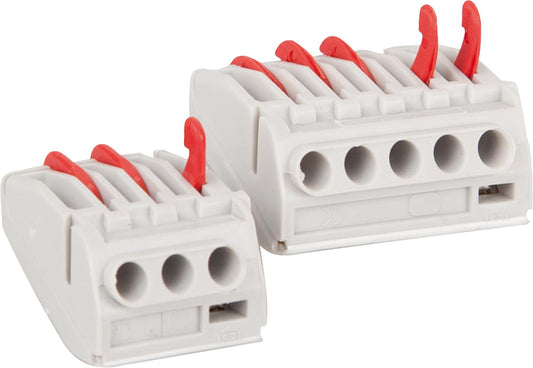 Bornier universel tripolaire, 0,5 mm² - 4,0 mm², lot de 50