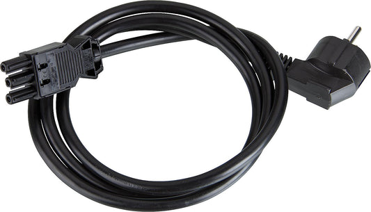Device power cable ST18/3 2.0m, black, H05VV-F 3G1.5mm²