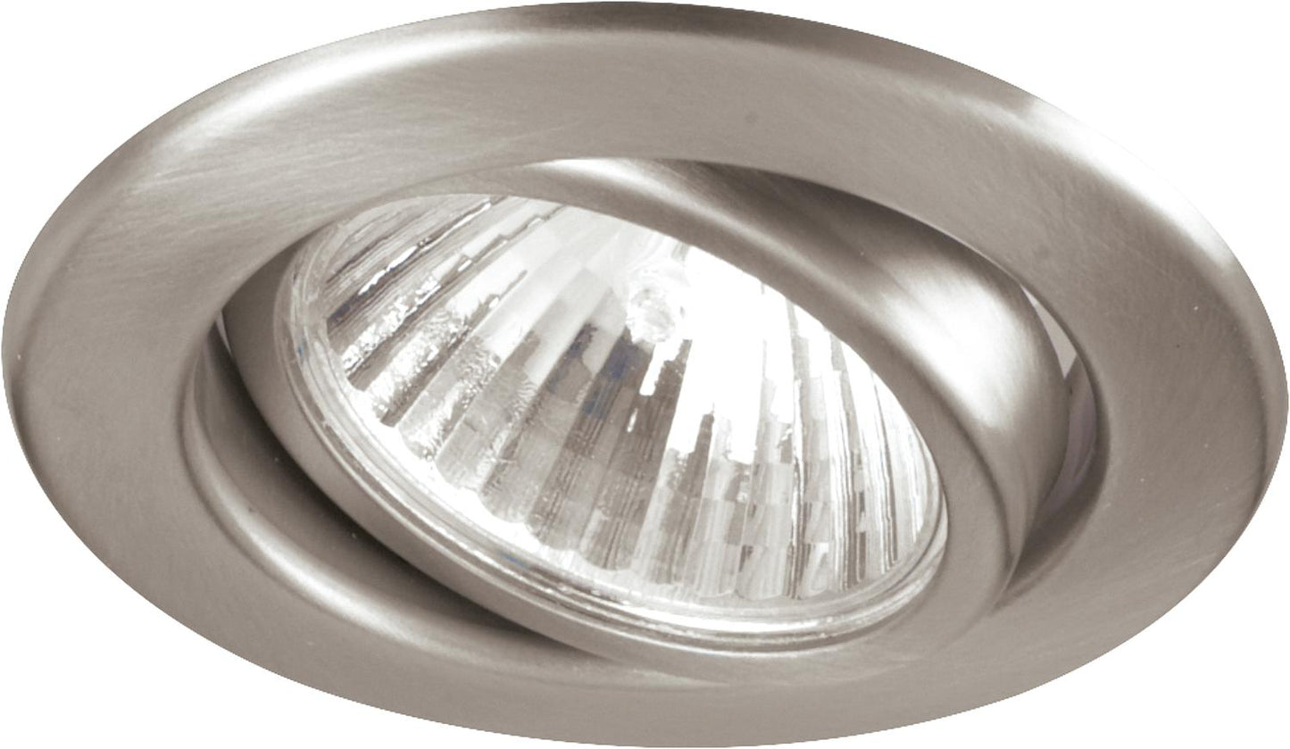 Brumberg Standard iron mounting frame, Ø 80 mm, ET = 55 mm, nickel matt finish