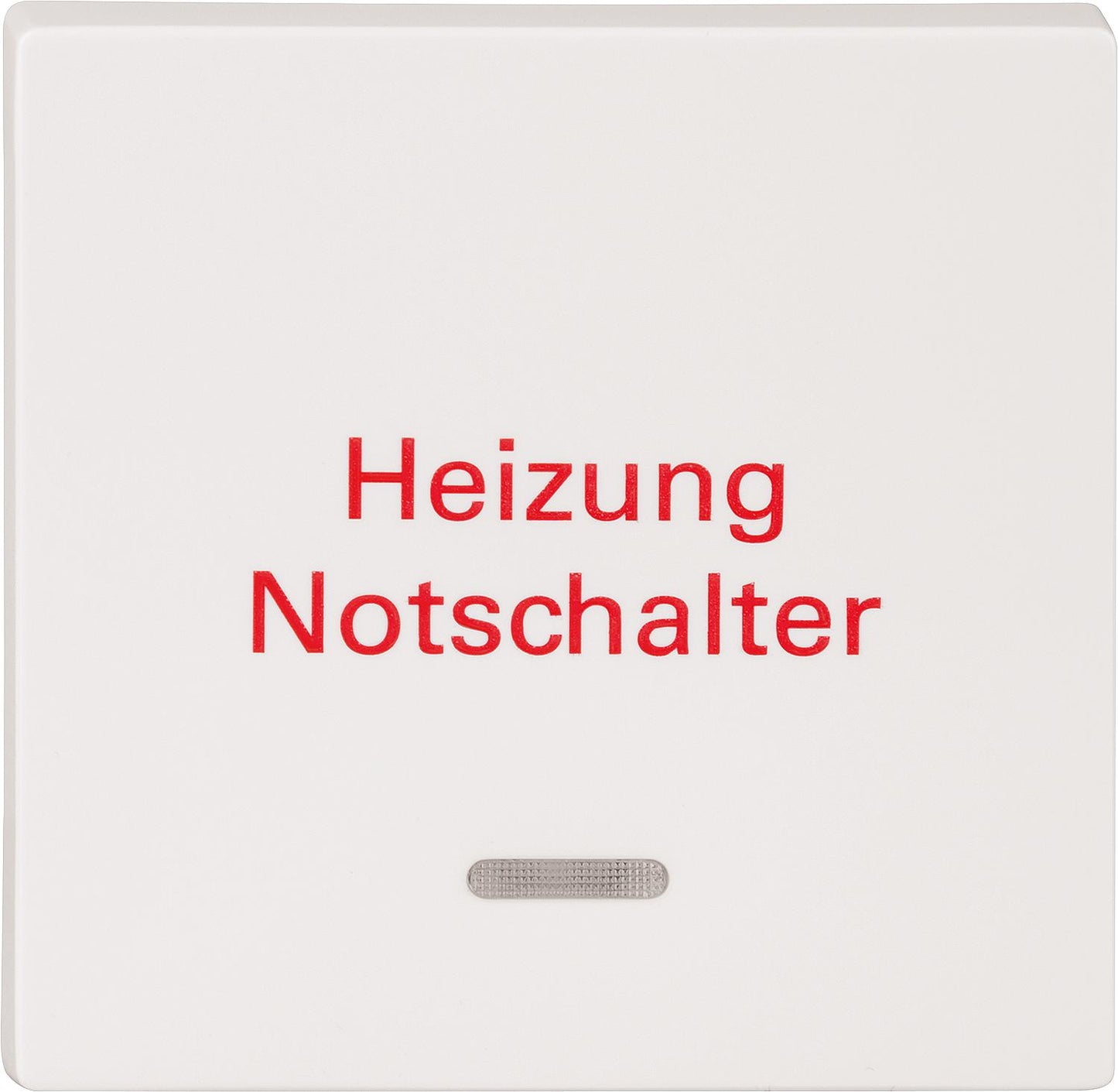 System M, Merten emergency heating switch, aluminium