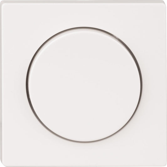 System M, Zentralplatte mit Drehknopf Merten, polarweiss glänzend