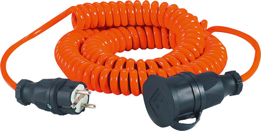 Single extension cable, Plus H07BQ-F 3G1.5 orange, IP44, working length up to 500mm
