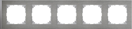 Polycarbonatrahmen M-Pure Decor, Edelstahl