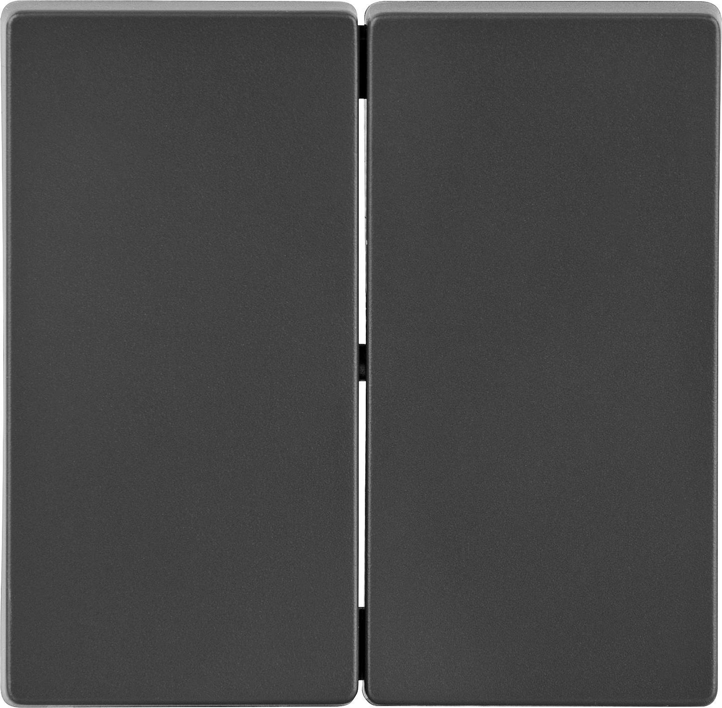 Merten rocker switch, series switch, System M, aluminium, 1 piece