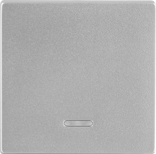 Wippe Merten mit Kontrollfenster, System M, aluminium, 1 Stück