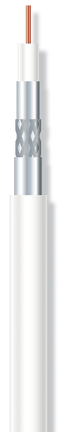 High performance coaxial cable, 75100 AKZ A+ 3-S roll of 100 m