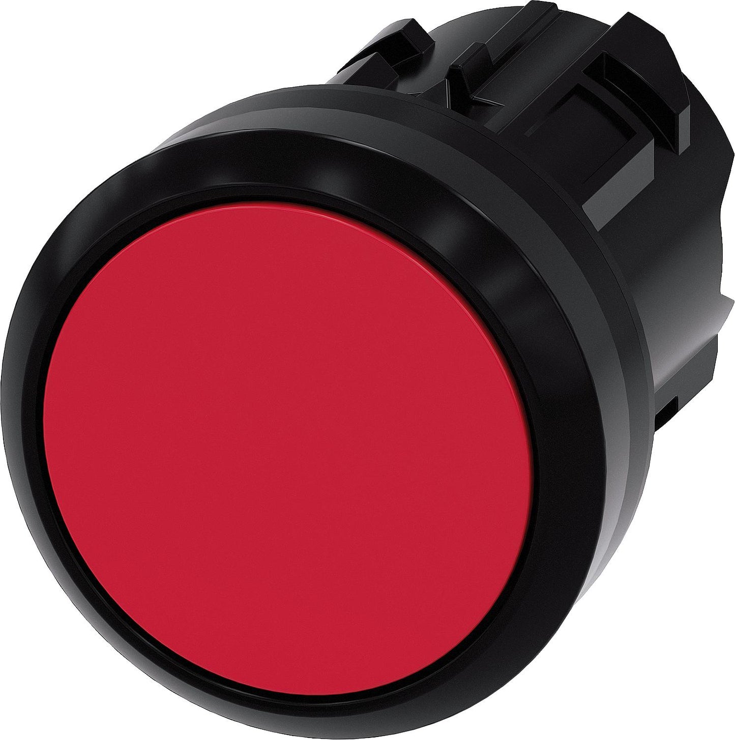 Push button, 22mm, round, black, 3SU1000-0AB10-0AA0