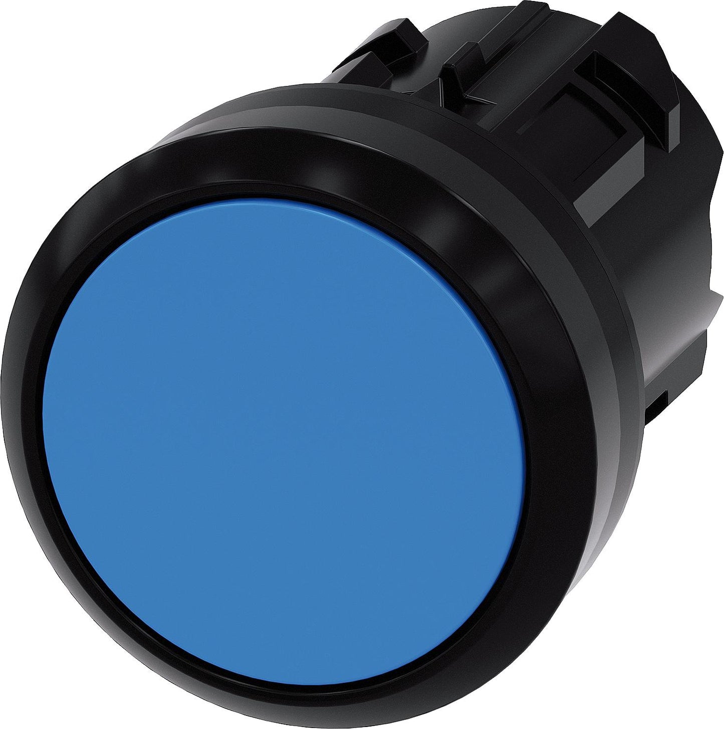 Push button, 22mm, round, black, 3SU1000-0AB10-0AA0