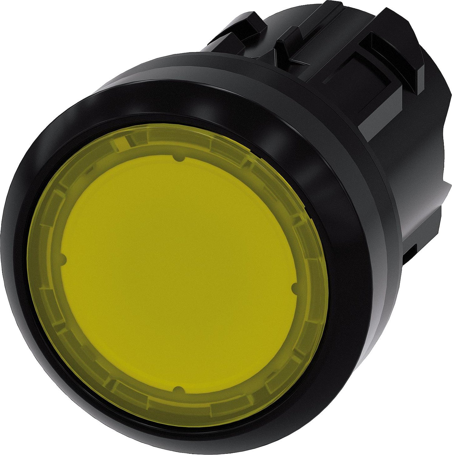 Illuminated push button, 22mm, round, red, push button 3SU1001-0AB20-0AA0