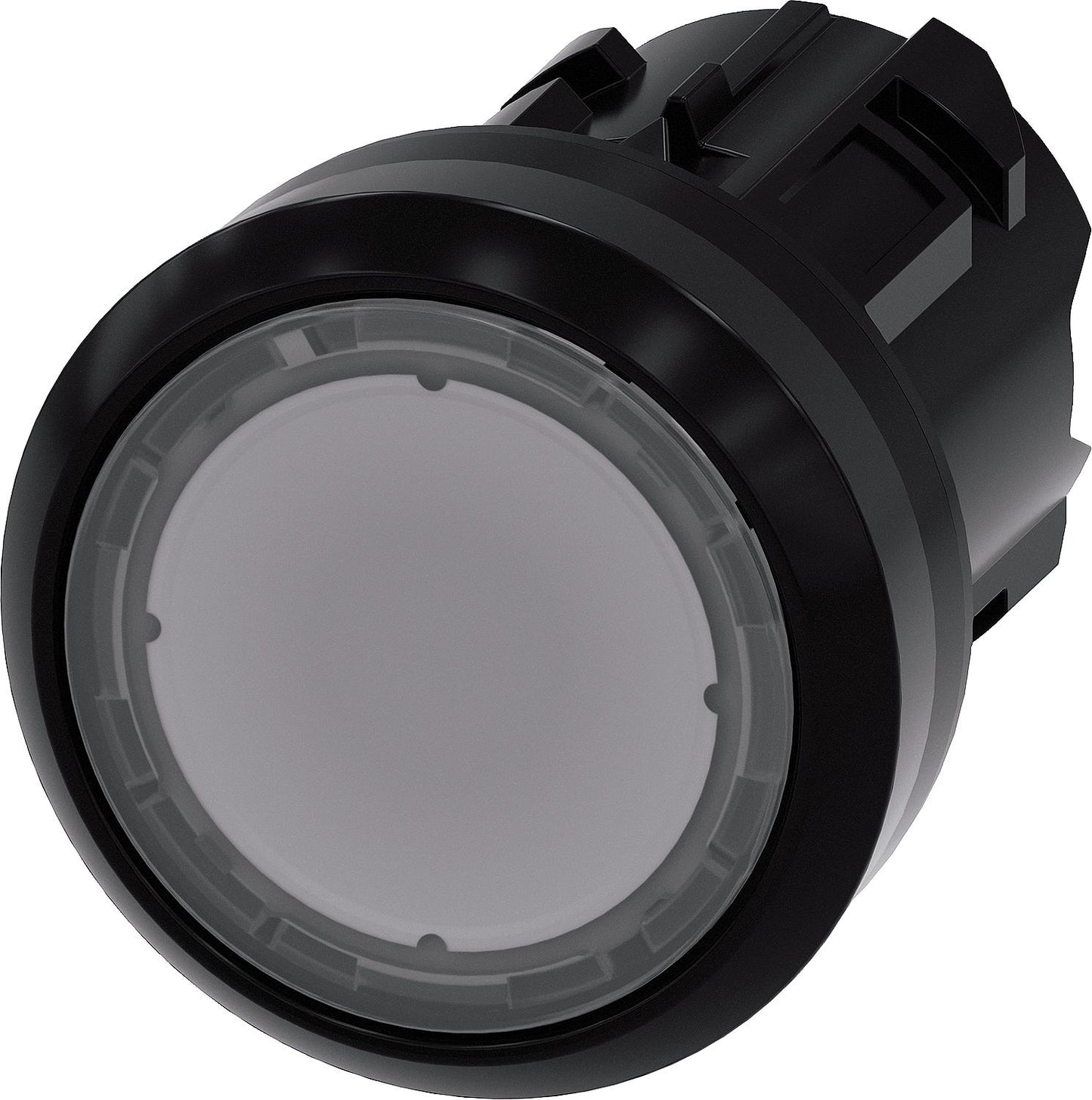 Illuminated push button, 22mm, round, red, push button 3SU1001-0AB20-0AA0