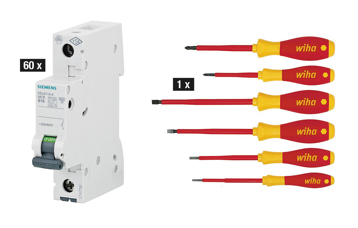 LS switch set 2 Siemens 61-piece