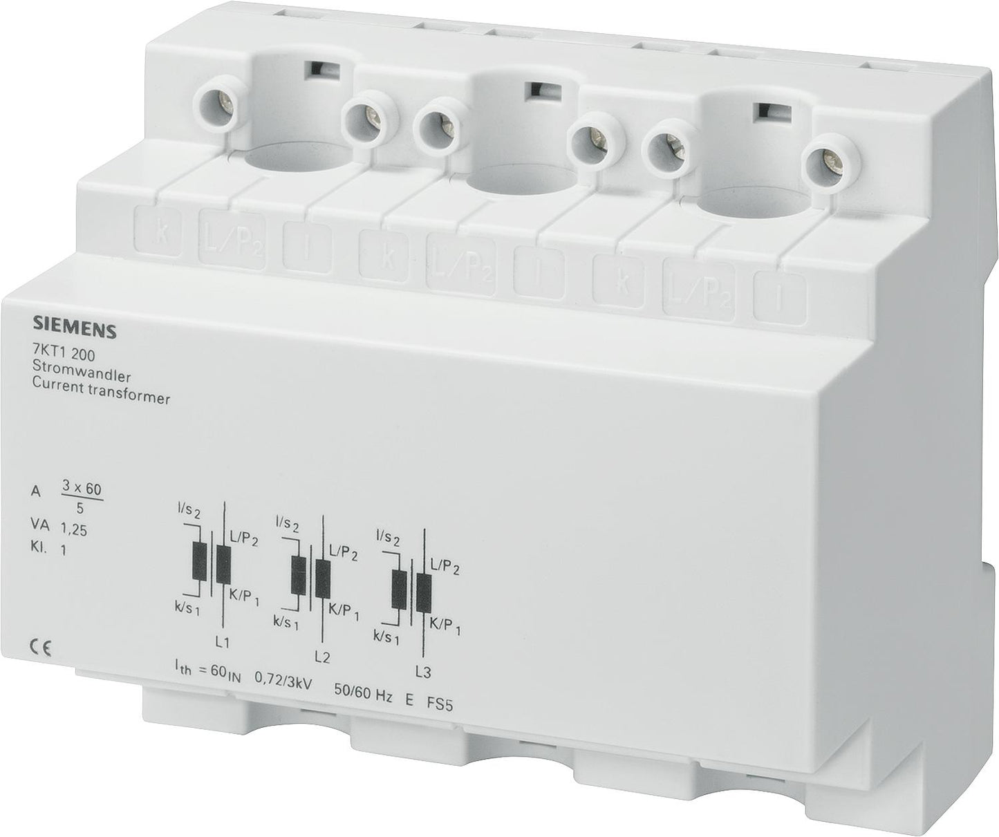 Transformateur de courant Siemens 3 x 60/5A