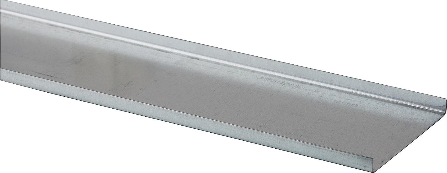 Lid 100x2000mm, unperforated, galvanized, pack size = 6 pieces
