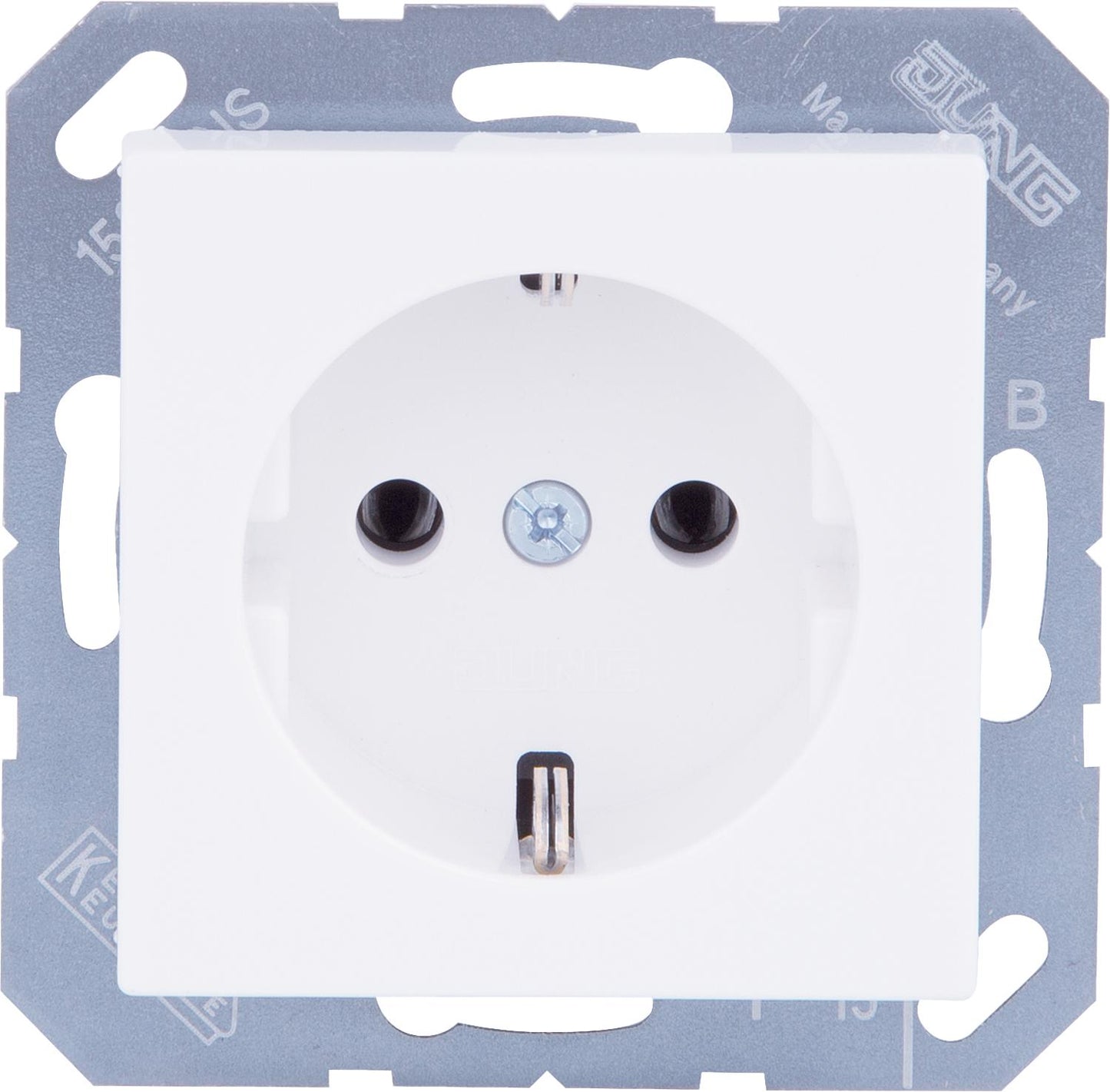 Flush-mounted socket Jung A1520WW, Alpine White
