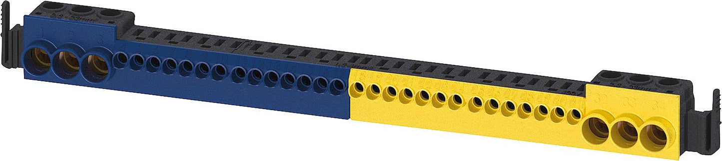 N-PE terminal block Siemens, plug-in technology, 8GB5016-5KM