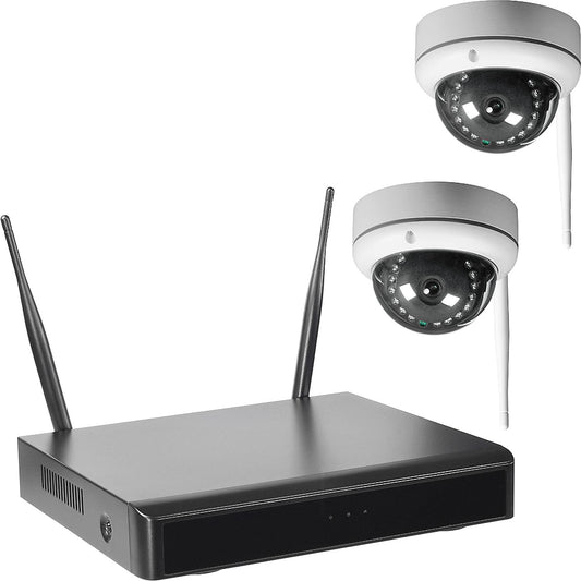 Wireless video surveillance with smart recorder, including 2 cameras WR100 Set D2