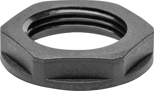 LNPB/M25 Type LNP, Thread: M25, Locknut in black, Pack of 10