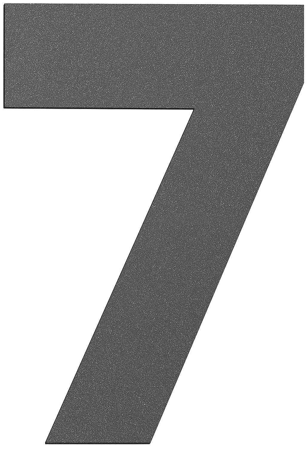 House number sign large "c" anthracite, stainless steel