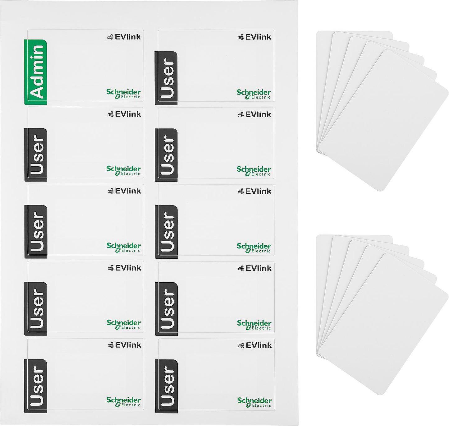 EVlink - 10 RFID cards