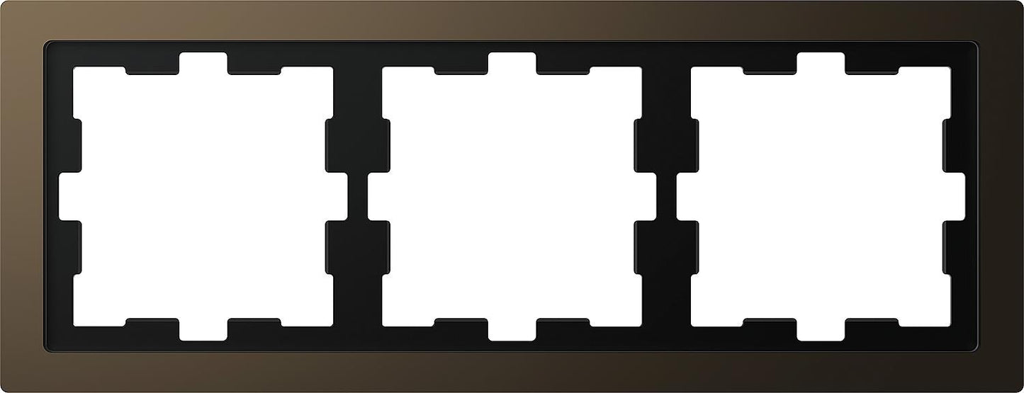 D-Life metal frame, single, mocha metallic