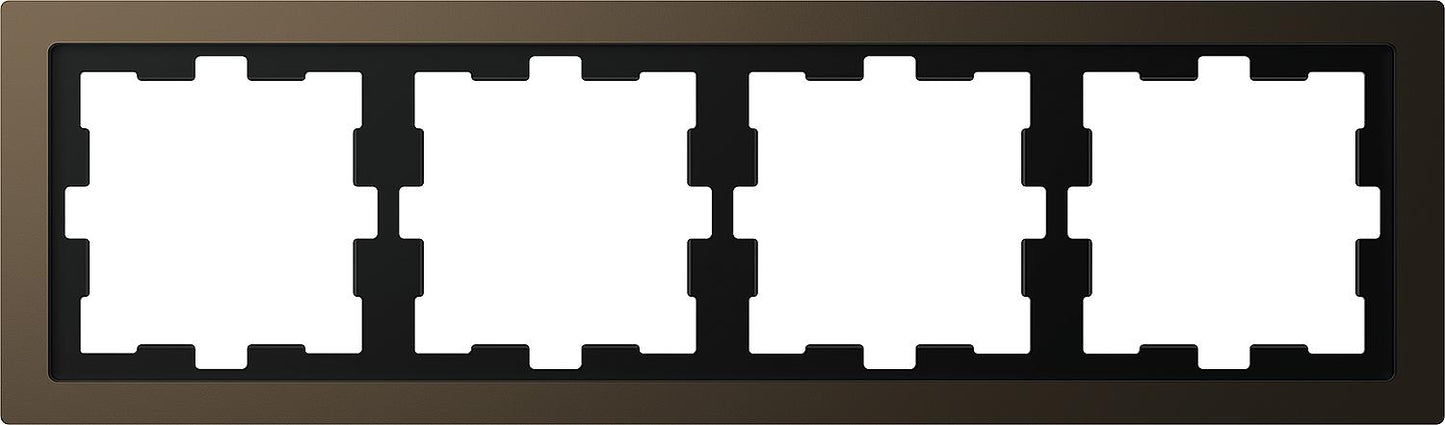 D-Life metal frame, single, mocha metallic