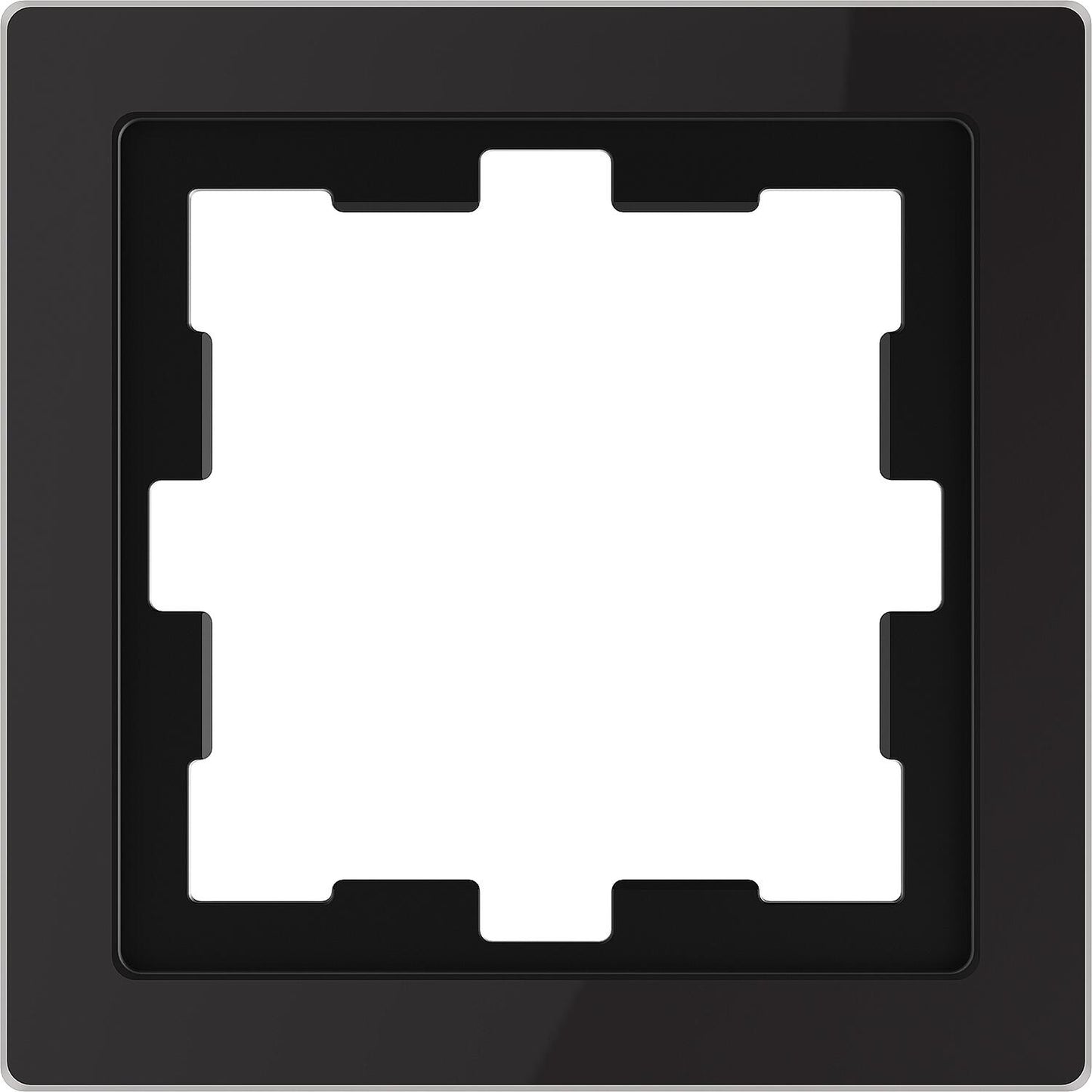 D-Life glass frame, single, onyx black