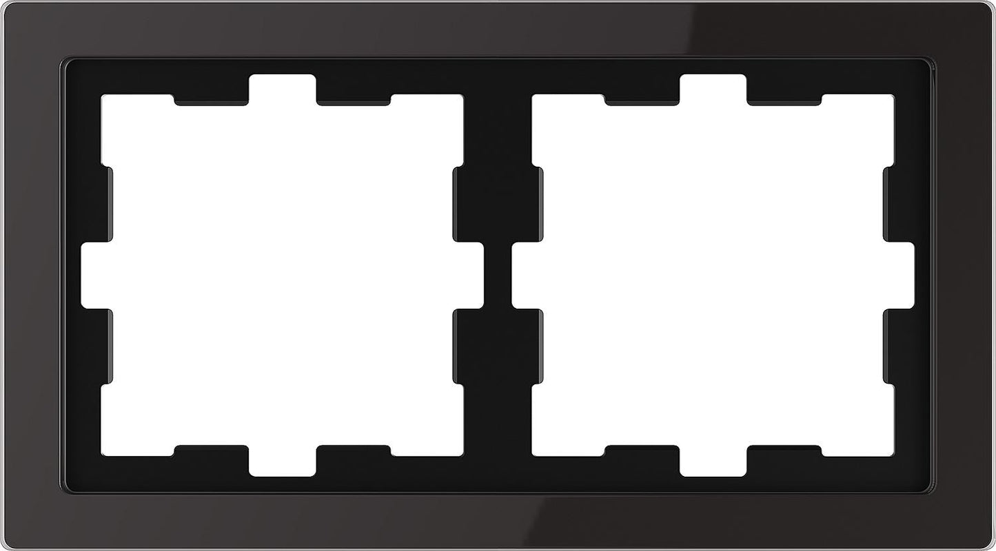 D-Life glass frame, single, onyx black