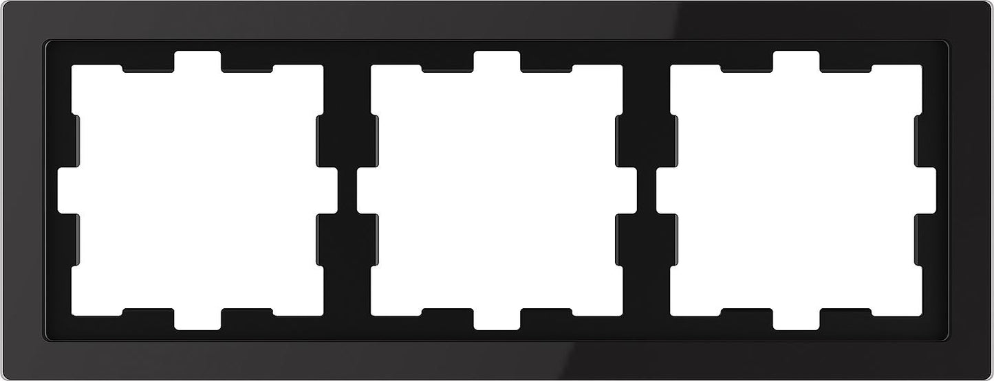 D-Life glass frame, single, onyx black