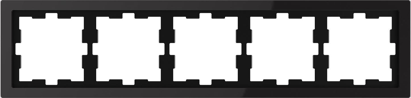 D-Life glass frame, single, onyx black