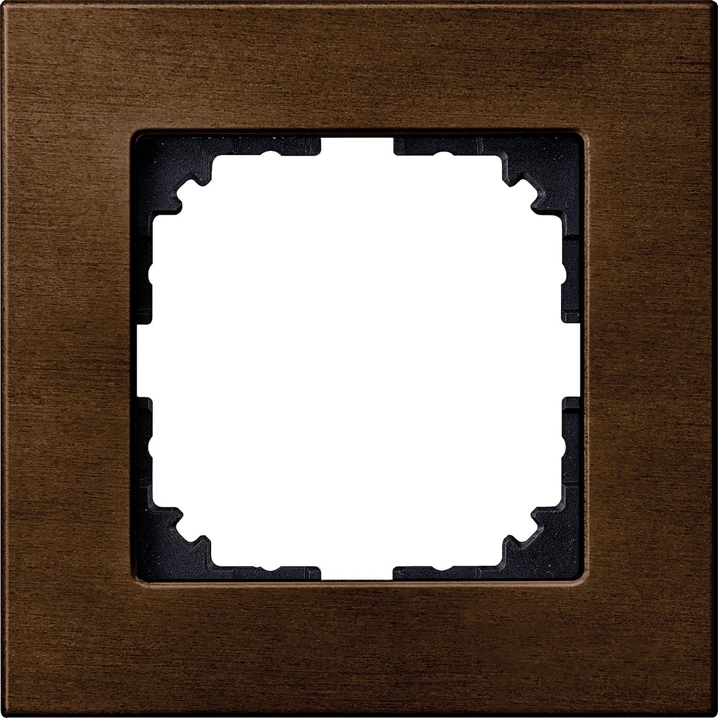 M-Plan wooden frame, single, walnut
