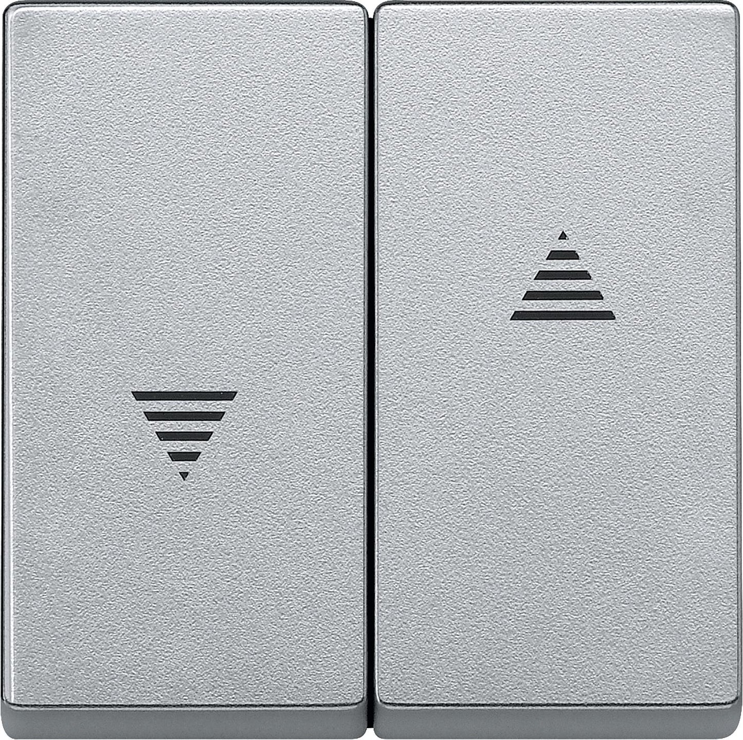 Rocker switch, roller shutter switch and push button Merten, System M, polar white, 1 piece