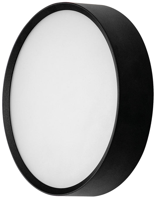 LED wall-mounted light IP65, black, ru