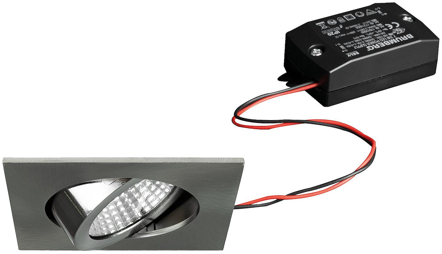 LED EBS 230V 6W 3000K chrome